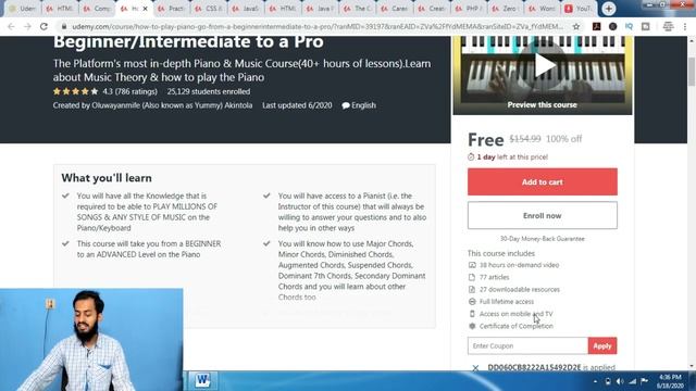 UDEMY: Free Online Courses with Certification | Udemy Courses | HTML and JAVA Courses (2020) смотреть онлайн