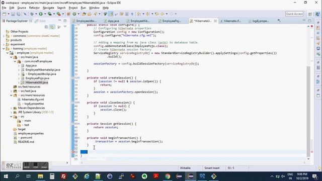 Java Hibernate Tutorial смотреть онлайн