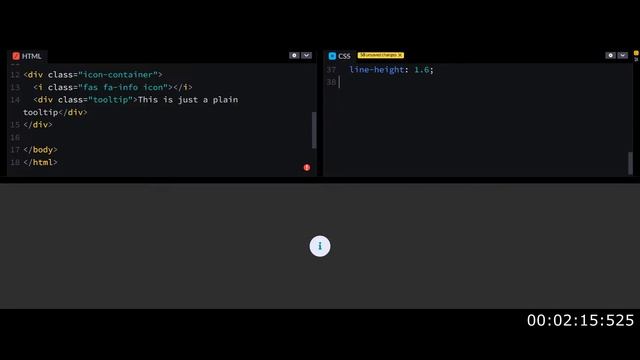 CSS анимация - появление текста при наведении на иконку. CSS animation - custom tooltip. CSS3 HTML5 смотреть онлайн