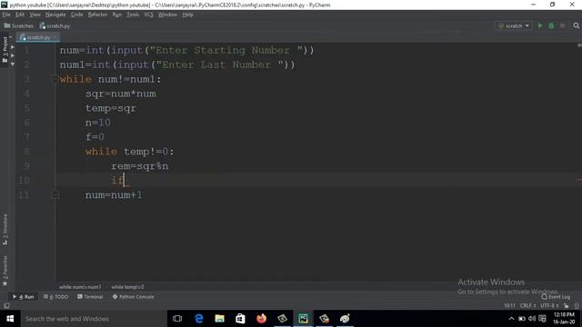 Python Program to print n terms of Automorphic numbers entered by the users.(Hindi) смотреть онлайн