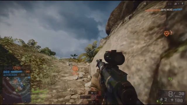 Battlefield 4: Rush: Hainan Resort: Aggressive Recon смотреть онлайн