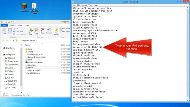Make a server Minecraft Download server. v1.7.10 смотреть онлайн