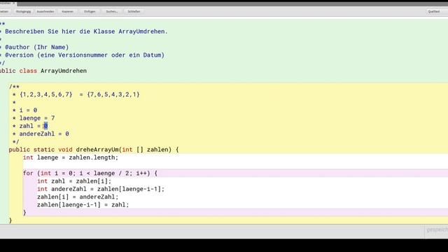 Java-Übung: Array umdrehen смотреть онлайн