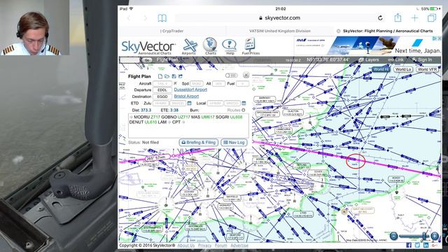 ✈️👨✈️VATSIM: IFR Flight Example: Düsseldorf to Bristol! - Prepar3D V3 - PMDG 737 NGX смотреть онлайн