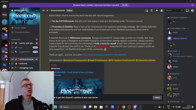WHITEMANE FROSTMOURNE - NEW Fresh WotLK Private Server!