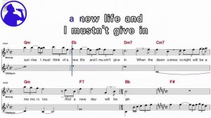 Barbra Streisand - Memory karaoke version sheet music for players,chorus added(Ye karaoke)