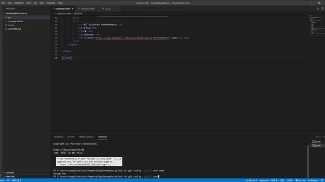 Adding Name to Git Global Configuration File смотреть онлайн