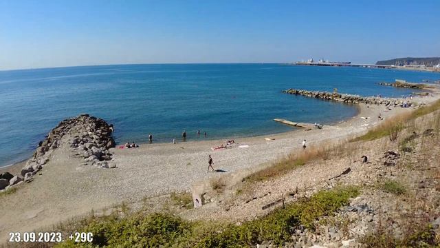 Центральный пляж Туапсе. смотреть онлайн