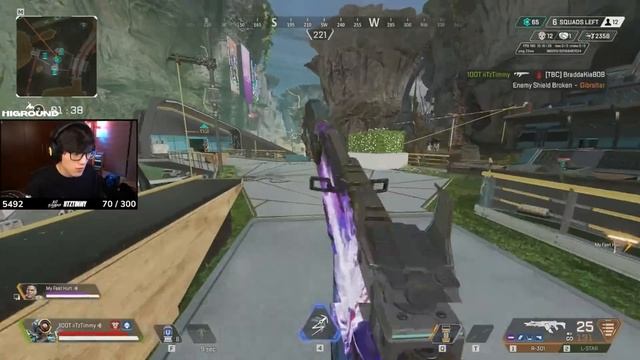 TIMMY DISPLAYS MAGNIFICENT SKILL IN A GAME OF APEX LEGENDS DUOS смотреть онлайн