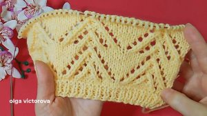 АЖУРНЫЕ ГОРИЗОНТАЛЬНЫЕ ДОРОЖКИ СПИЦАМИ 240 Вязание Узоры спицами