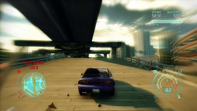 NFS Undercover - Гонка 4 - Спринт - Кросс Слоуп и Оушен смотреть онлайн