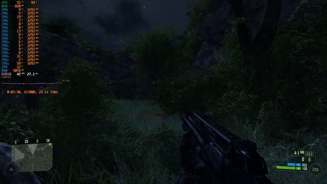 Тест GT 640 1Gb (Palit) в самом тяжелом бенчмарке (Crysis 2007) смотреть онлайн