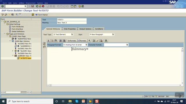 8 Template in sap smartforms смотреть онлайн