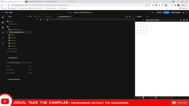 React Tic-Tac-Toe Example Explained - Code Quickie #11 смотреть онлайн