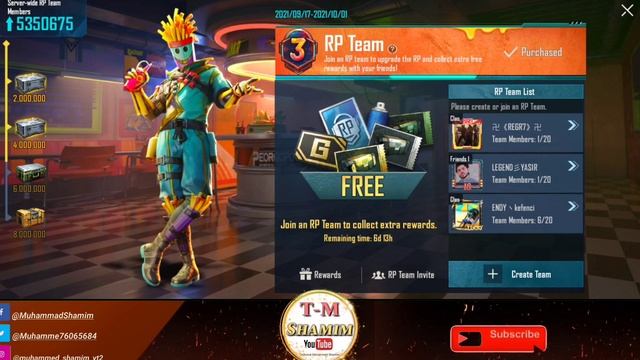 How To Join RP Team And Collect All Rewards In Pubg Mobile Buy Royal Pass And Collect Free Rewards