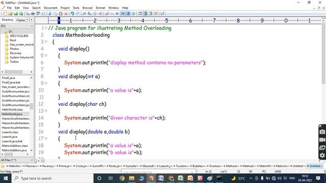 Method Overloading in Java(with Example Program) || Method Overloading || Overloading in Java || смотреть онлайн