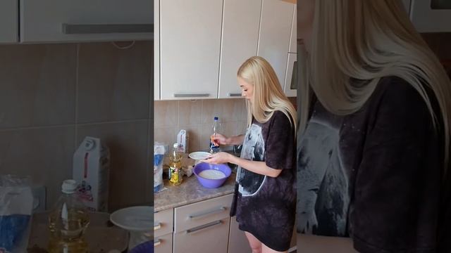 Оладьи с грушевым вареньем