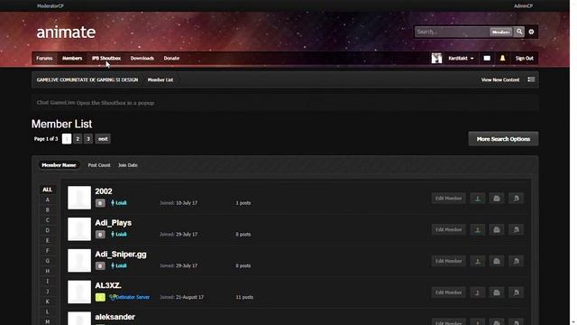 IP BOARD SKIN 3.4 ANIMATE смотреть онлайн