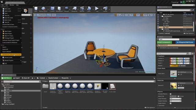 Основы Unreal Engine 4 - Панель Menu смотреть онлайн