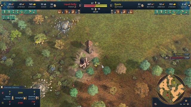 Classic French Mirror! - DeMu vs Beasty - AoE4 Highlight Games #26 смотреть онлайн