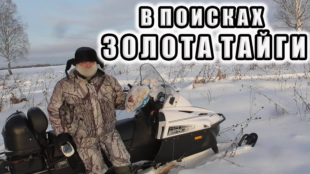 ОХОТА НА СОБОЛЯ КАПКАНАМИ НА СНЕГОХОДЕ ТАЙГА ВАРЯГ 550 смотреть онлайн