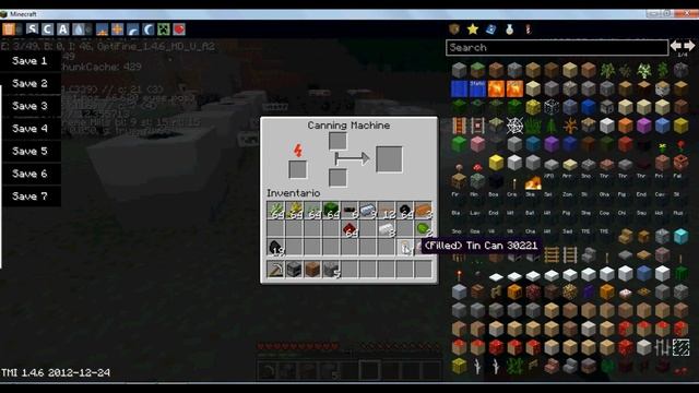Cómo usar IndustrialCraft 1.4.6: Canning Machine смотреть онлайн
