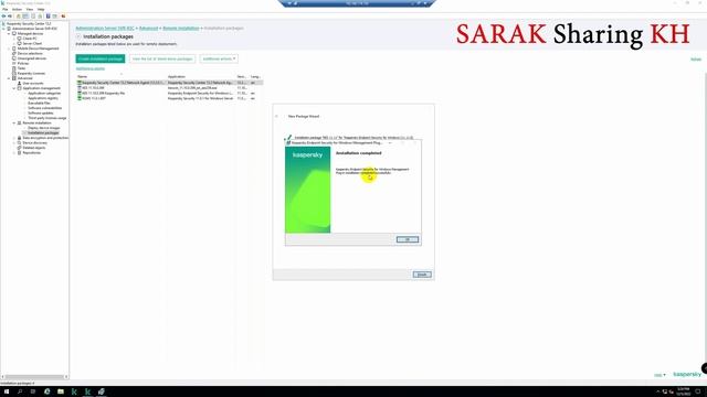 Deploy Kaspersky Endpoint to Client | តម្លើងកម្មវិធីចាប់មេរោគពីServer ទៅClient 500គ្រឿង ត្រឹមតែ3នាទ смотреть онлайн