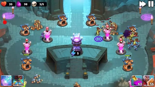 Castle Creeps TD - Chapter 22 Level 87-Stonesongs 3 Stars смотреть онлайн