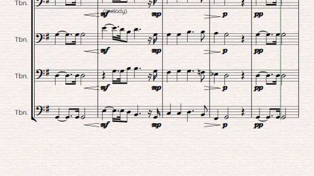 STEAL AWAY - trombone quartet смотреть онлайн