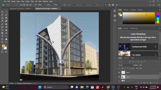 Photoshop Tutorial for Zip Manipulation смотреть онлайн