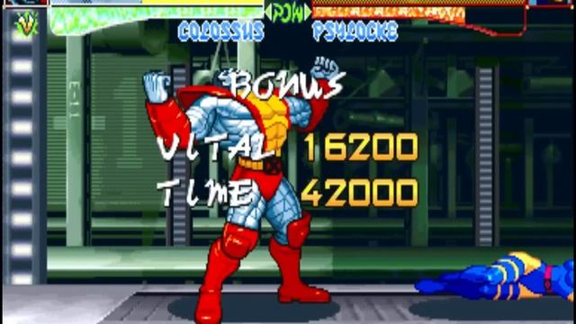 {5th Round} COLOSSUS VS PSYLOCKE 845.600p !!!! MAME X Men Children of the Atom USA 950105 xmcotau смотреть онлайн