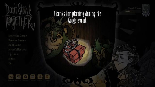 Don't Forget Your Free Item (Cornucopia Portrait ) | Don't Starve Together: The Gorge