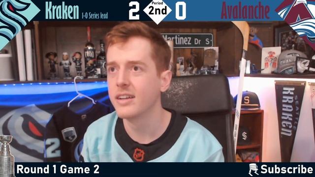 Seattle Kraken at Colorado Avalanche Game 2 LIVE fan reaction and play by play! смотреть онлайн