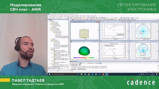 Cadence AWR Design Environment (онлайн конференция 2021) смотреть онлайн