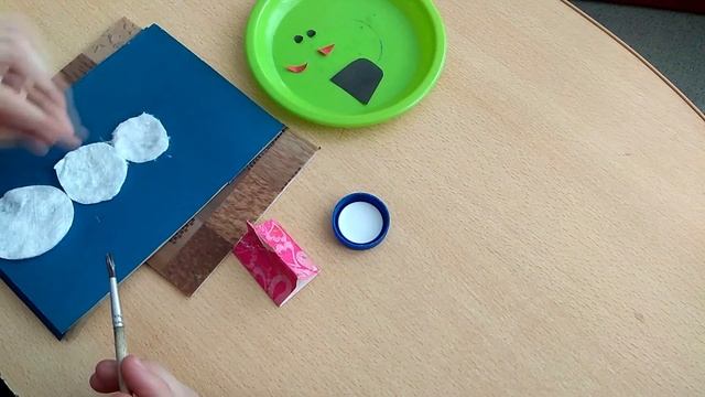 Средняя группа. Мастер-класс "Поделка Снеговик" смотреть онлайн