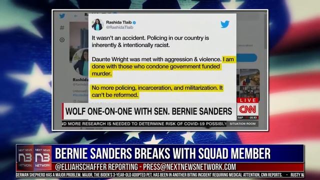 RARE SIGHT: Bernie Sanders BREAKS with ‘Squad’ Member over Abolishing the Police смотреть онлайн