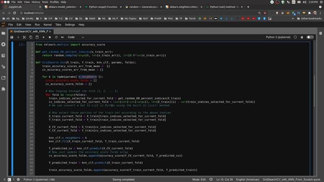 20-GridSearchCV from Scratch without using Sckit-Learn | Machine Learning | Python | Data Science смотреть онлайн