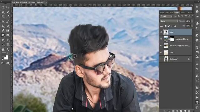 Simple Photo Background Change in photoshop CC - hp Editzz смотреть онлайн