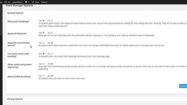 Events Manager - How to manage booking settings смотреть онлайн