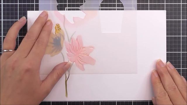 Anemone Branch Stencil Set Layering Video смотреть онлайн