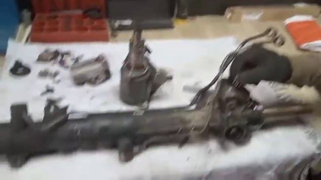 Рулевая рейка BMW E60. смотреть онлайн