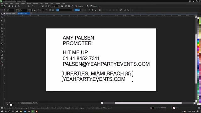 How to Make a Unique Logo and Business Card | Maycon Bartowski | CorelDRAW for Windows смотреть онлайн