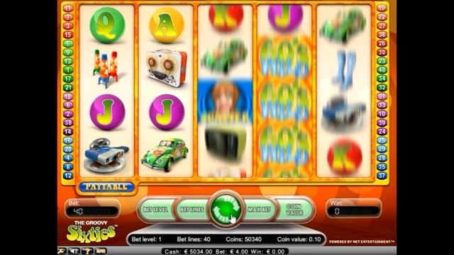 Обзор игрового автомата The groovy sixties - бонусный режим, правила смотреть онлайн