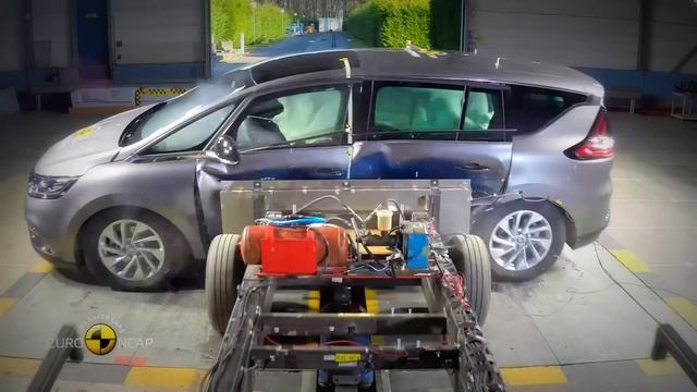 EuroNCAP Crash Test New 2015 Renault Espace - 5 stars rating смотреть онлайн
