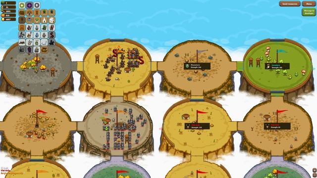 Circle Empires Rivals - 2P CO-OP STOP THE ARMY | Multiplayer Gameplay смотреть онлайн