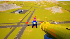 ОГРОМНЫЙ БОКСИ БУ ЛОМАЕТ НЕБОСКРЕБЫ В ЛЕГО СИТИ В БРИК РИГС! ЛЕГО ВЫЖИВАНИЕ В BRICK RIGS!