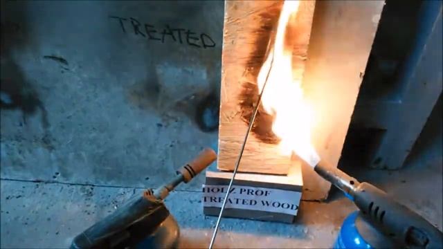 Fire test with OSB смотреть онлайн