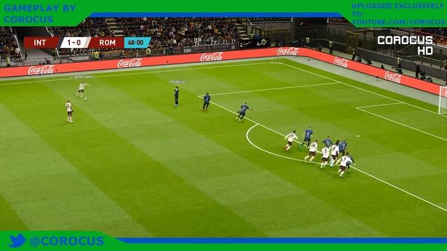 Inter Milan vs AS Roma | Giuseppe Meazza Stadium | 2021-22 Coppa Italia | PES 2021 смотреть онлайн