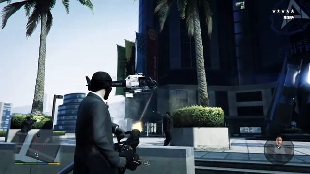 Grand Theft Auto 5: Mission #62 - The Big Score Heist - Obvious Approach (Walkthrough) смотреть онлайн