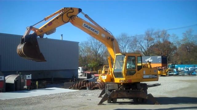 Daewoo Solar 170-III excavator R.E.P смотреть онлайн